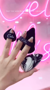 Mút tán nền Celin mẫu mới sét 3 cái siêu tiện lợi mút mềm mịn cho các Makeup