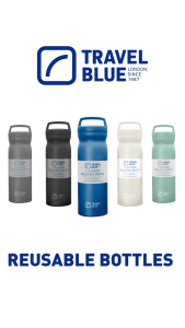 Travel Blue Hot/Cold Reusable Water Bottle - TB522 (White)