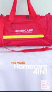 4IN1 HomeCare Jumbo Medical Bag Travel Tas Medis P3K Ransel Jinjing Handbag