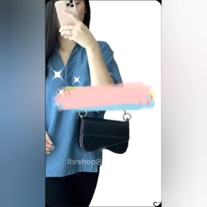 Atasan Wanita Terbaru / Blouse Wanita Cringkle Airflow Lengan 7/8 Motif Polos