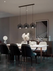 lampu kaca hias gantung minimalis nordic lampu gantung ruang tamu meja kamar tidur modern lamp