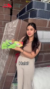 Kasur Hotel Busa Dengan Cover Knitted Quilt Tebal 20cm