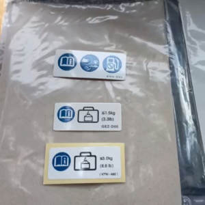 tem bợ sau .tem số kg của Sh ý 150 - sh 300i Chính Hãng