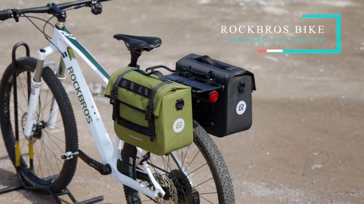Panniers Bags For Bike Racks ROCKBROS Waterproof Bicycle Pannier