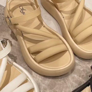 New Sandal Korea Wanita Spring Strip Import S2