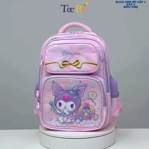 Balo Thời Trang Hàn Quốc Rộng Rãi Chống Thấm Nước Học Sinh Tiểu Học Balo Đi Học Kuromi Dễ Thương