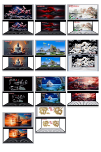 Tranh Bể Cá 3D Decal Dán Hồ Cá Mẫu Phong Cảnh Thiên Nhiên Tặng Tem Cảnh Báo