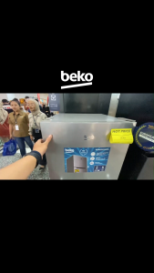 Beko Kulkas 2 Pintu RDNO201I50S - Kapasitas 180 Liter Non-Inverter EER 2 Star