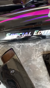 Full Set Body Halus Yamaha FIZR Ungu Hitam Hologram