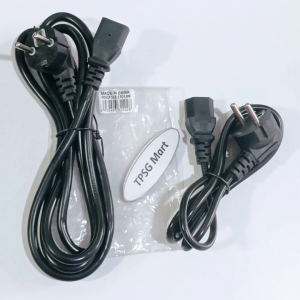Dây nguồn máy tính bàn PC dây nồi cơm điện (Chuẩn C13) / Cáp dài 1m - 1.4m (Thường) / dài 1.8m (TỐT)