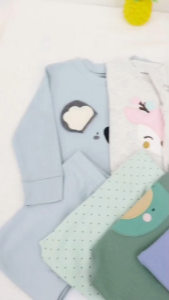 Bloomingcub Collection Cotton Sleepwear Pajamas Set for Boys - Animal-Themed Long Sleeve & Pants Breathable Comfort Sizes 9-18M/2T-5T