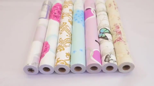 Wallpaper Stiker Dinding Batik Ruang Tamu Premium Quality 45cm x 1meter Wallpaper Berkualitas