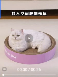 [SG Seller] Upgraded Version Cat Scratcher Scratch Lounge Bed Round Oval Extra Large Size