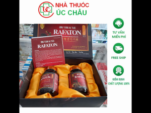 Đông trùng hạ thảo Rafaton Tăng cường sức khỏe nâng cao sức đề kháng Hộp 2 lọ x 30 viên.