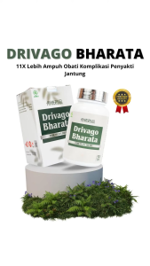 DRIVAGO BHARATA HERBAL || Obat Stroke Jantung Kolesterol & Penyakit Komplikasi