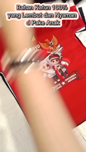 Kaos Anak Kemerdekaan Dirgahayu Lengan Panjang/Usia 1-14 Tahun/Catton Combed 30s