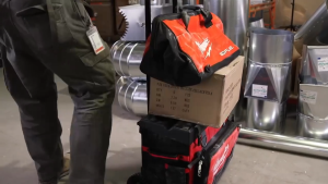MILWAUKEE M12 SMALL RED CONTRACTOR BAG (100% Original Official Store) Storage Tool Heavy Duty