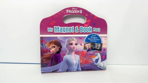 Disney Frozen 2 Magnet & Story Book Pack to Read & Play With 18 Magnets & Magnetic Play Scene For Kids