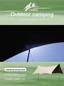 Op lighting 3x3 3×4.5 4.5×6 Canopy Tent Outdoor Awning Waterproof Thickened Tarp Shade Ultralight UV Protection Portable Camping Tent Beach