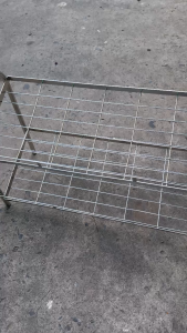 Kệ dép inox 201 PHP DÉP kích thước dài 60cm rộng 25cm hàng dày 2 tầng 3 tầng