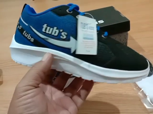 Sepatu Sekolah Anak Laki Laki Warna Hitam Perekat Usia PAUD TK SD SMP-KIDZTUBS1719