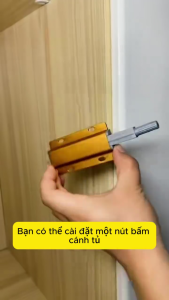 [HCM] Phụ kiện nhấn mở cánh tủ được dùng cho tủ bếp tủ quần áo trang sức-Hesede
