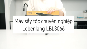 Máy sấy tóc 2 chiều nóng lạnh Lebenlang LBL3066 2400W hai đầu sấy cùng công nghệ ion chống xơ rối làm suôn mượt bảo vệ tóc bảo hành 2 năm - hàng chính hãng