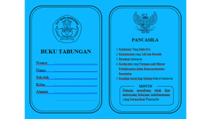 Buku Tabungan Murah | Buku Tabungan 2pcs