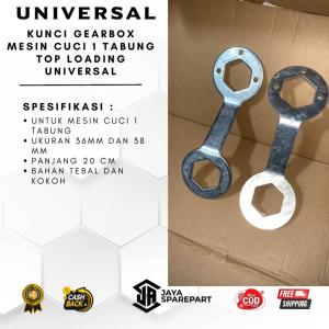 Kunci Mur Gear Box Mesin Cuci 1 Tabung Top Loading Kunci Kopling Baut Gearbox Otomatis