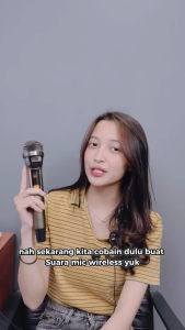 Advance Mic Wireless Karaoke Microphone Suara Jernih Mic-501 | Mic Wireless Advance Mic-501 Mic Karaoke Profesional Microphone Wireless Single + Headset Clip On