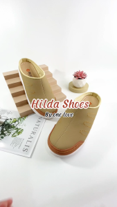 ONE LOVE HILDA SEPATU BUSTONG WEDGES MULES WANITA
