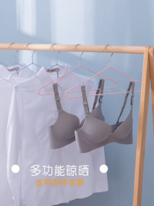 ไม้แขวนเสื้อเคลือบซีลีโคน ไม้แขวนเสื้อสแตนเลส แข็งแรงทนทานใช้ได้ยาวนาน แกนเป็นสแตนเลสป้องกันสนิม โดนน้ำได้ สีพาทเทลน่ารัก 2ขนาด (10ชิ้น) ไม้แขวนเสื้อสแตนเลสเคลือบซิลิโคน