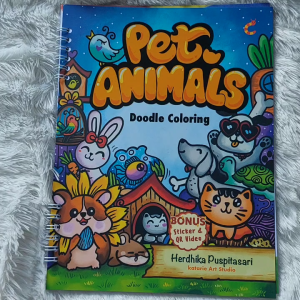 BUKU ANAK : DOODLE ART : PET ANIMALS