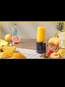 บดน้ำแข็ง/ผลไม้ได้ อเนกประสงค์ เครื่องปั่นน้ำผลไม้ 6ใบมีดสแตนเลสคมเครื่องปั่นแบบพกพา เครื่องปั่นพกพา เครื่องปั่นผลไม้ Juicer Blender