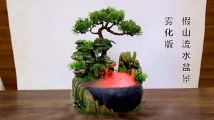 Shopping999 น้ำล้นตั้งโต๊ะ น้ำพุเสริมความเฮงปังตลอดทั้งปีสำหรับ ตกแต่งโต๊ะทำงาน เสริมฮวงจุ้ย