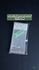 Plastik OPP Display 7x10 cm Perlize Gantung isi 100 pcs Kemasan Aksesoris Lem 7 x 10 Tebal 03