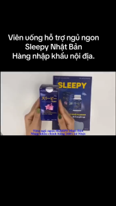 Viên Uống Hỗ Trợ Ngủ Ngon Sleepy Fujina Nhật Bản Viên Uống Dành Cho Người Mất Ngủ