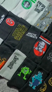 Kaos Kaki Oldschool Motif Skate Merk Panjang Premium - Hosela Project