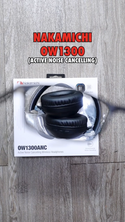 Nakamichi OW1300ANC Headphone Bluetooth Wireless Active Noise