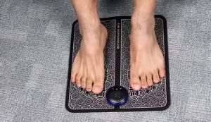 Japan Electric EMS Foot Massage Pad Relief Fatigue Micro Current Pulse Physiotherapy Massage Mat