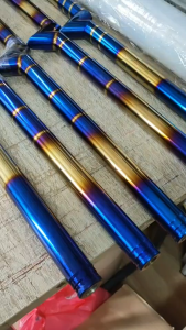 ค้ำหลบป้ายสายฟ้าไดร์ทอง พร้อมกรอบป้ายไดร์ทอง +จ๊อย 1 คู่ ขนาด 123 cm. ( รุ่น Dmax  Navara Chev Mazda fard )