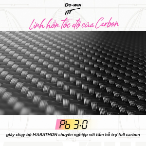 Giày Chạy Bộ Marathon Full Carbon PB3.0 Cho Sự Bứt Tốc Mạnh Mẽ