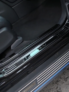 ZLWR Honda CRV 2023 / 2024 แถบธรณีประตูรถ แถบธรณีประตูท้ายรถ คันเหยียบยินดีต้อนรับ วัสดุสแตนเลส ป้องกันรอยขีดข่วนและทนต่อการสึกหรอ crv อุปกรณ์ crv 2023 ของแต่งรถ crv 2024 แต่งรถ