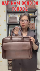 Cặp xách da công sở văn phòng Fadoda FCD302