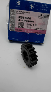 2nd Gear Transmission Gear Spur  CT125 / Rouser 150NS  Bajaj Genuine  Parts  JE551200
