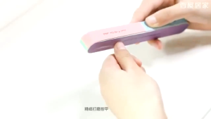 Dũa móng tay 6 mặt chuyên dụng SIZE TO bao gồm 7 bước hướng dẫn dụng cụ chăm sóc móng chuyên nghiệp.