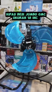 KIPAS ANGIN GMC - TORNADO DESK & WALL FAN 2IN1 18 INCH 726 SWING SNI