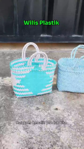 Tas Anyam Plastik Size S / Ukuran Kecil untuk Hampers Parcel Bingkisan Souvenir Belanja Pasar