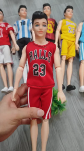 Các bộ đồ thể thao bóng đá cho búp bê nam và búp bê nữ 30cm