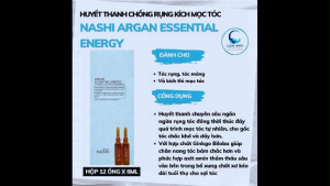 Huyết Thanh Nashi Argan Essential Engergy - Fortifying Intensive Treatment C.hống Rụng K.ích Thích Mọc Tóc 12 x 6ml